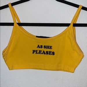 missguided x madison beer as she pleases tank